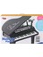 BAO-1403B 0237 Mikrofonlu 37 Tuşlu Mp3 Çalar Büyük Siyah Piyano 1