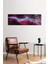Pembe Mavi Nebula Panoramik Cam Tablo, Modern Ev ve Ofis Dekoru, Hediyelik Duvar Dekorasyonu 2