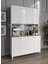 %100 Mdf Kahve Köşesi Mutfak Dolabı Kiler Dolabı Çok Amaçlı Dolap 8 Kapaklı Dolap 1