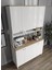 %100 Mdf Kahve Köşesi Mutfak Dolabı Kiler Dolabı Çok Amaçlı Dolap 8 Kapaklı Dolap 2