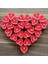Beyaz Kalp Mum Seti, 100 Adet Romantik Dekoratif Mumlar 1