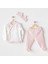 Andywawa AC25647 Cuddly Bunny Bear 3'lü Zıbın Set Pink 1