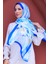 Romantik Çiçek Desenli Ipeksi Şal 8