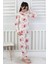 Tangled Hearts Desenli Kız Çocuk Pijama Takımı 8-13 2