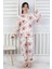 Tangled Hearts Desenli Kız Çocuk Pijama Takımı 8-13 5