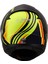 Rapid 2 Extra Full Face Kask Neon Sarı-Mavi M 5