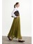Yeşil Misinalı Şifon Etek 3