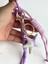 Yıldız Figürlü Mor Pembe Çanta Charmı, Aksesuar, Anahtarlık, Çanta Süsü 2