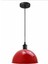 Kırmızı Metal Sarkıt Avize, 30 Cm, Şık ve Modern Tasarım 1