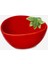 Kırmızı Çilek Şeklinde Mini Seramik Kase, Şık ve Renkli Mutfak Aksesuarı 1