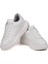 Kadın Beyaz Simli Rahat Günlük Sneaker Spor Ayakkabı 2