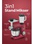 SMX-2775 Çok Amaçlı 3ın1 Mutfak Şefi Hamur Yoğurma Kıyma Makinesi Blender 1500W Kırmızı 5