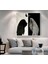 |metal Çerçeveli Kanvas Tablo Gold Siyah Beyaz Kanatlar Modeli |ckkare 2
