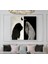 |metal Çerçeveli Kanvas Tablo Gold Siyah Beyaz Kanatlar Modeli |ckkare 3
