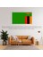 Zambiya Ülke Bayrağı 45X30CM Duvar Tablosu Çerçevesiz Pvc Tablo 2
