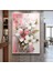 |soft Pembe Çiçek Modeli ( CKD-129) |çerçeveli Kanvas Tablo Ckdikey 2