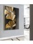 | Gold Bohem Yaprak Model ( CKD-090) |çerçeveli Kanvas Tablo Ckdikey 3