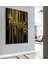 |siyah-Gold Zebra ( CKD-028 ) |çerçeveli Kanvas Tablo Ckdikey 3