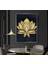 |gold Lotus Çiçeği ( CKD-015) |çerçeveli Kanvas Tablo Ckdikey 1