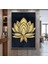 |gold Lotus Çiçeği ( CKD-015) |çerçeveli Kanvas Tablo Ckdikey 2