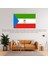 Ekvator Ginesi Ülke Bayrağı 45X30CM Duvar Tablosu Çerçevesiz Pvc Tablo 2
