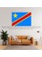 Kongo Ülke Bayrağı 40X30CM Duvar Tablosu Çerçevesiz Pvc Tablo 2