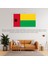 Gine-Bissau Ülke Bayrağı 45X22CM Duvar Tablosu Çerçevesiz Pvc Tablo 2