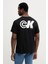 Ck LV04RC835G Ss 20S Ck Sport Logo Graphıc Tee Erkek Tshirt 1