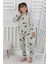 Leopar Desenli Minnie Mouse Kız Çocuk Pijama Takımı 3