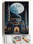Sayılarla Boyama Çerçeveli Hobi Seti Numaralı Tuval Fırça Boya Dahil Kasnaklı 40X50 cm Dolunay Cami 1