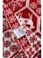 Yılbaşı Desenli Kırmızı Battaniye 130X170, Sıcak ve Rahat Uyku Için Ideal 4