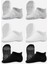 6'lı Sneakers Kaymaz Penye Çorap BS20102 Gri Beyaz Siyah 3