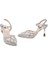 PS-33350 8,5 cm Topuklu Kadın Taşlı Arkası Açık Stiletto Abiye Ayakkabı 4