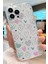 Iphone 14 Pro Max Uyumlu Desenli Lüx Şeffaf Silikon Kılıf Mnl3 3