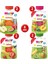 Organik x 8 Adet Karışık Meyve Püreleri 100 gr 1