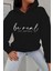 Be Real Ön Yazı Baskılı Içi Pamuklu Unisex Sweatshirt 1