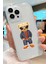 Iphone 14 Pro Uyumlu Desenli Şeffaf Silikon Kılıf MNL20 1