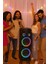 Kamp – Parti – Karaoke Için Dev Speaker | 3000W LED Işıklı Bluetooth Hoparlör | 2 Mikrofonlu 2