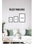 Beyaz 12 Parça Mdf Watercolor Tablo Seti, Şık ve Modern Duvar Dekoru. 2