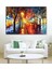Renkli Sokak Temalı Duvar Kanvas Tablo AR03015, Şık ve Canlı Dekorasyon Parçası 1