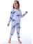 Cute Monster Desenli Kız Çocuk Pijama Takımı 2