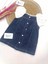 Güpür Karpuz Kollu Denim Elbise Denim - 4 Yaş 1
