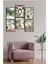 Çerçevesiz Yoga ve Bitki Temalı 6 Parça Mdf Tablo Seti, Dekoratif ve Şık Tasarım 1