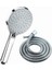 Nilüfer Duş Başlığı Seti 1,5 Metre Örgülü Duş Hortumu ve 5 Fonksiyonlu Banyo Başlık Telefon 1