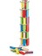 Renkli Tower Plus Jenga Büyük Boy Doğal Ahşap Denge Kule Oyunu Tower 1