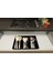 3 Adet Parlak Siyah ( Piano Black ) Kepçelik Organizer Şeffaf Çekmece Içi Düzenleyici (30,8*15,4 Cm) 3