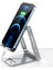 Alüminyum Katlanabilir Metal Masaüstü Telefon Tutucu Standı Gümüş 1