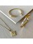 2'li Kelepçe Gold Kolye Set 5