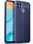 Oppo A15S Için Kılıf Deri Dokulu Silikon Lacivert [A15S ile Uyumlu Kılıf - Lacivert] 1