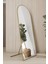 Altın Metal Çerçeveli 150X60 cm Oval Ayaklı Boy Aynası, Şık ve Modern Tasarım 2